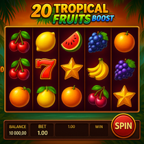 Slotuna - 20 Tropical Fruits Boost Slot Game